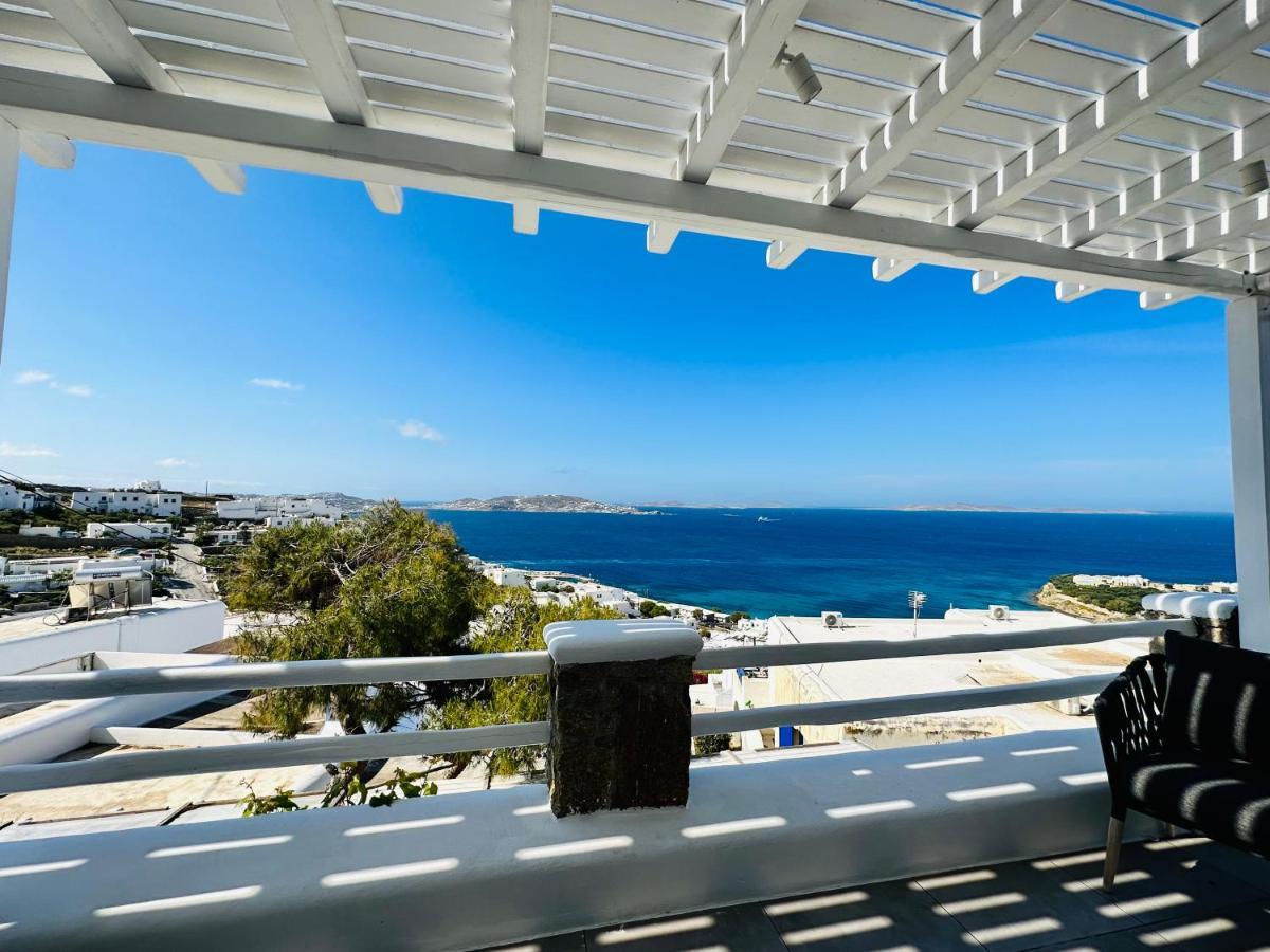 Seaview & Jacuzzi Summer Residence Mykonos Town Esterno foto