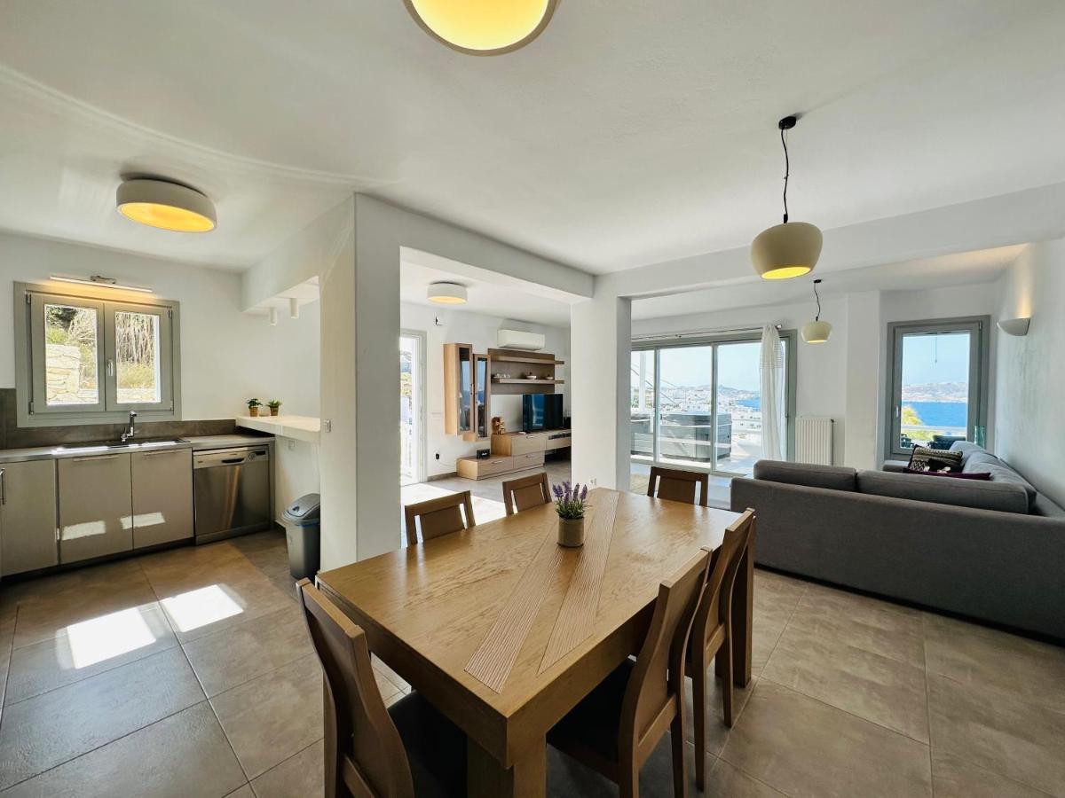 Seaview & Jacuzzi Summer Residence Mykonos Town Esterno foto
