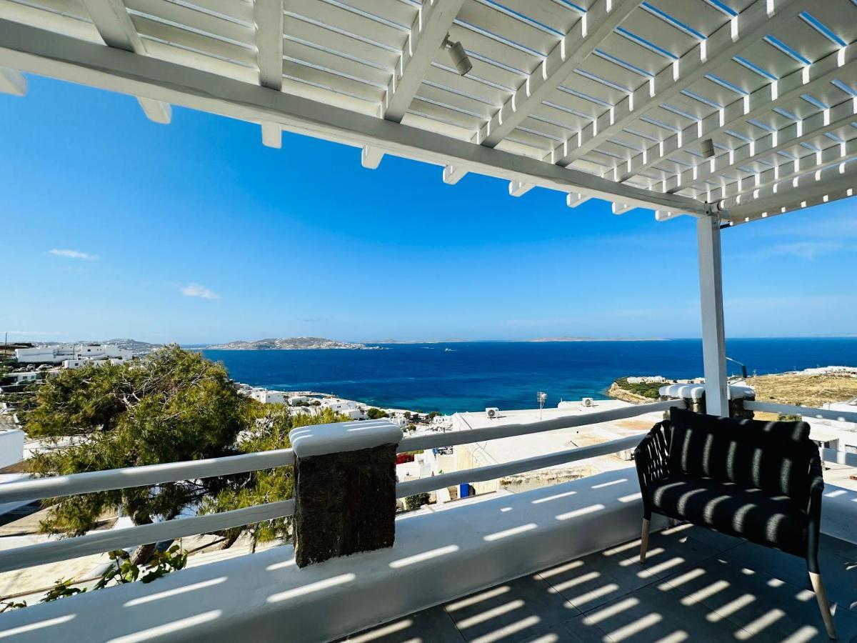 Seaview & Jacuzzi Summer Residence Mykonos Town Esterno foto